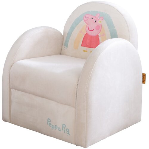 Roba Bijela baršunasti dječja fotelja Peppa Pig – Cijene