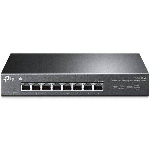 TP Link | 8-Port 2.5G Desktop Switch | TL-SG108-M2 | Unmanaged | Desktop | 1 Gbps (RJ-45) ports quantity | SFP ports quantity | PoE ports quantity | PoE+ ports quantity | Power supply type External | month(s) Cijene