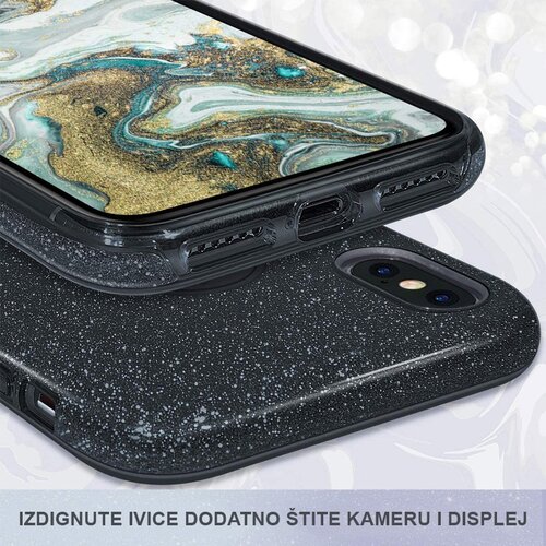  Maska za iPhone 14 Plus Crystal Dust crna Cene
