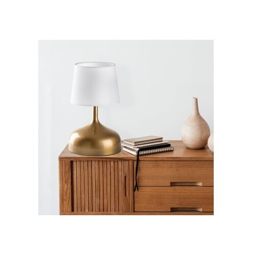 Opviq bulbous - 15457 goldwhite table lamp Cene