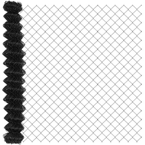  Stup za ogradu Siva 10 x 1,6 m (60 x 60 mm mreža) Čelik i PVC Slike