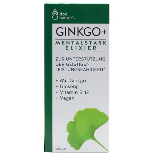 doc nature's Ginkgo+ brezalkoholni eliksir - 1 l Cene