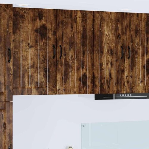 vidaXL zidni kuhinjski ormarić zidne dimljeni hrast 40 x 31 x 80 cm Cijene