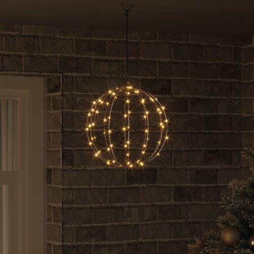  Lopta Topla bijela 30 x 30 x 32 cm Metal 96 LED lampica Cijene