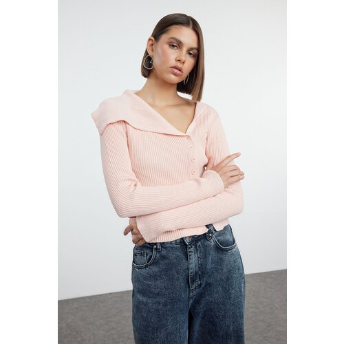 Trendyol Powder Premium Yarn Knitwear Cardigan Slike