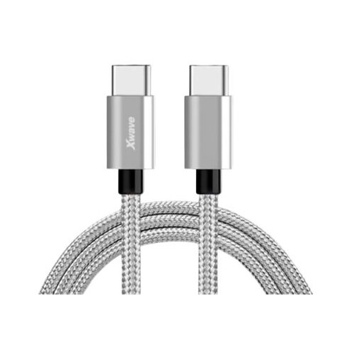 X Wave kabl type c na type c m/m/ pleteni/ siva Cene