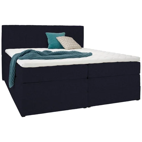 Premium Living Postelja Boxspring Simon, Črna, 180x200