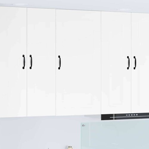 vidaXL Stenska kuhinjska omarica Visok sijaj bela 50 x 31 x 100 cm Cene