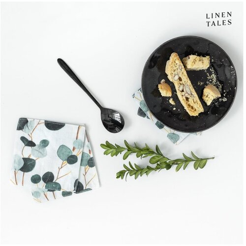 Linen Tales Bijeli platneni podmetači u setu od 4 kom - Slike
