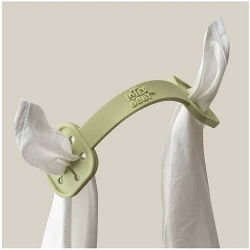 Interbaby silikonski držača tetra pelena Olive Green (2 kom) Cene
