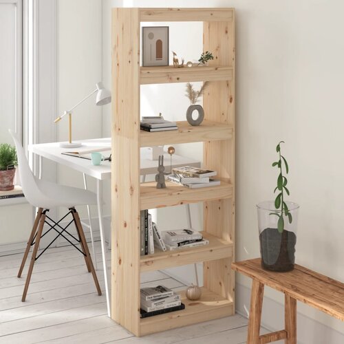 vidaXL knjižna omara/pregrada 60x30x167,5 cm trdna borovina Cene