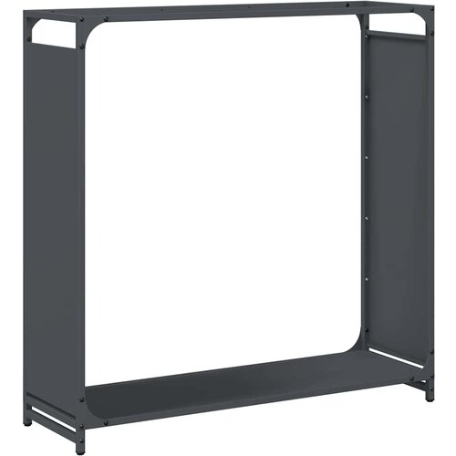  Stalak za drva antracit 90x28x90 cm Hladno valjani čelik Slike