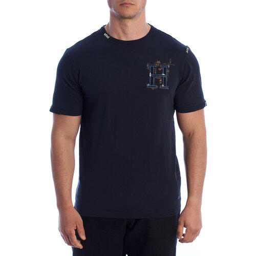 In My Hood Majice s kratkimi rokavi HS24MTS06-NAVY Slike
