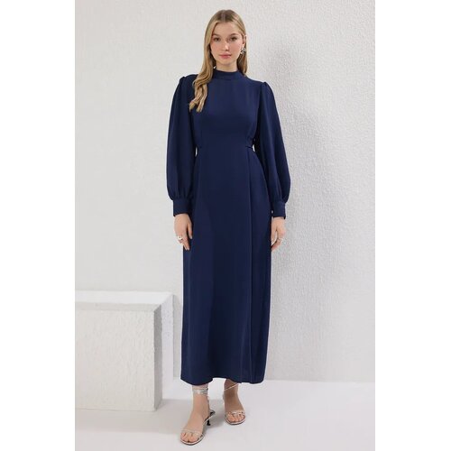Trendyol Modest Ženska haljina Tctss25Eb00110, Tamnoplava Cene