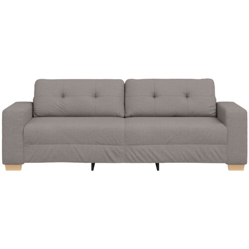 SOFA za 3 osobe Sivo-smeđa 220 cm tkanina Slike