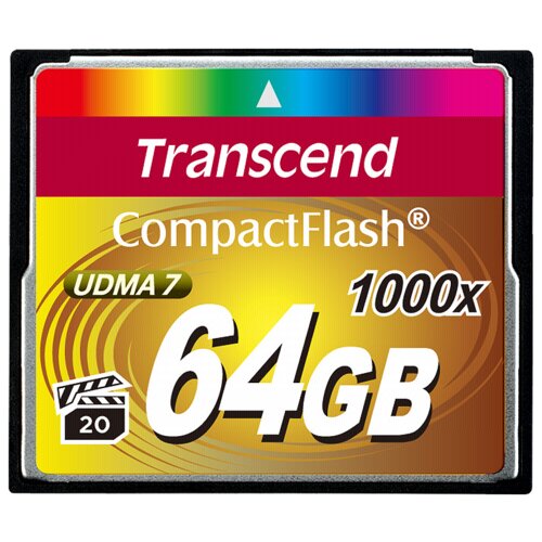Transcend Compact Flash 64GB 1000x Slike
