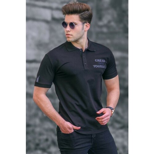 Madmext Polo T-shirt - Black - Regular fit Slike