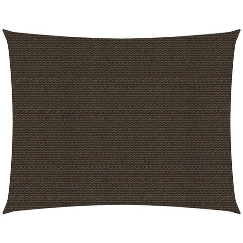 vidaXL Senčno jadro 160 g/m² rjavo 2x3,5 m HDPE, (20965109) Cene