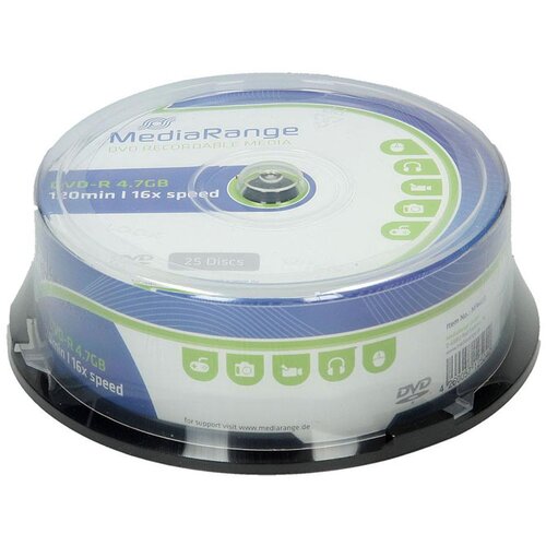 Mediarange DVD-R medij 4,7GB, 16x, na osi, 25 kosov Cene