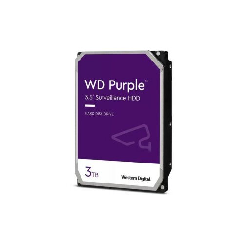 Western Digital 3TB 3.5 SATA III 64MB IntelliPower 33PURZ Purple Slike