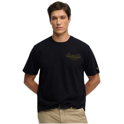 Superdry crna mu&amp;scaron;ka oversized majica Slike