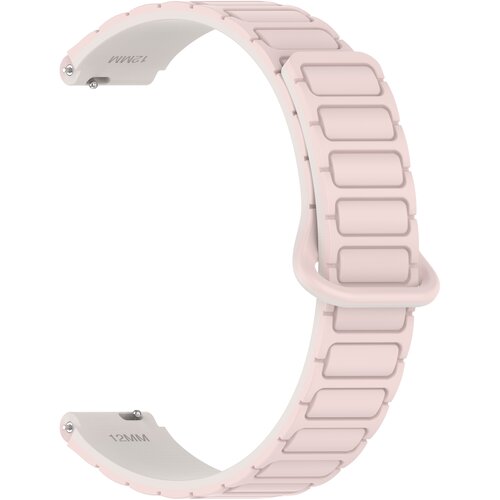 INF 12MM silikonski pa&scaron;ček za uro z magnetno zaponko za Xiaomi Mi Band 8/9 Silver, (21838303) Cene