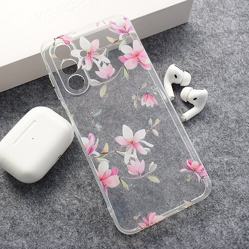 Nanobit Maska za Samsung A26 5G/ A266B Print Pink Mangolia Flowers Slike