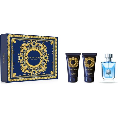 Versace muški poklon set pour homme edt 50ml, gel za tuširanje 50ml, after shave 50ml Slike