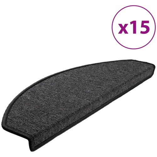 Maison Chic Preproga, Ruge za stopnice 15 kosov 65x24x4 cm antracitne, (22120388) Cene