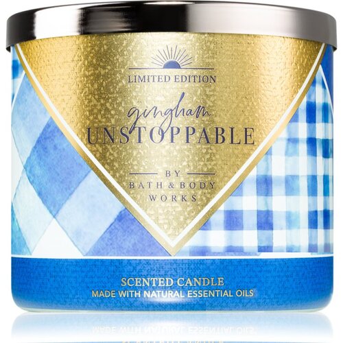 Bath & Body Works Limited Edition Gingham Unstoppable mirisna svijeća 411 g Cijene