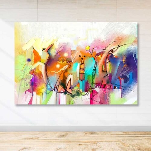 Wallity Slika na zidu DEV02627100140, 100x140 cm Cene