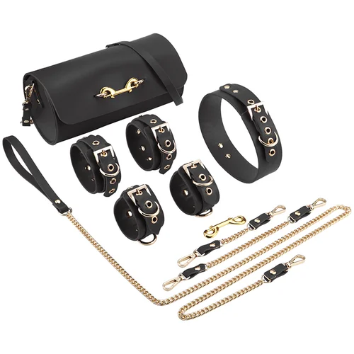 Kiotos BDSM Deluxe 5 Item Kit Black