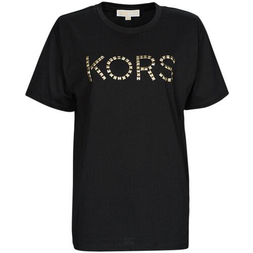 Michael Kors Majice s kratkimi rokavi STUDDED KORS BF TEE Črna Slike