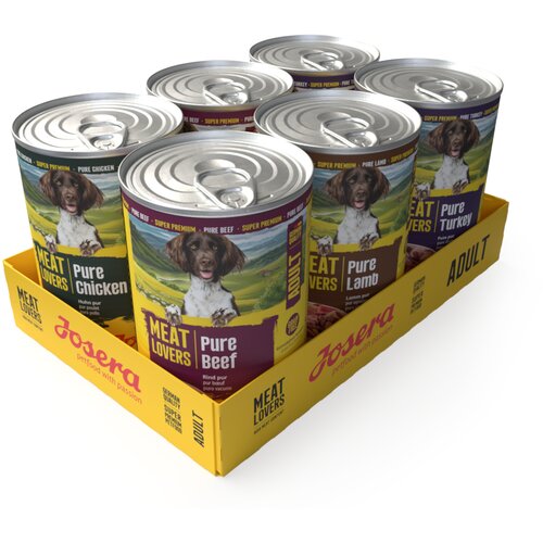  Ekonomično pakiranje Josera Meatlovers Pure 24 x 400 g - Mije&scaron;ano pakiranje (4 vrste) Cijene