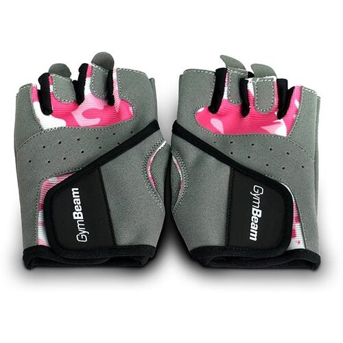 GymBeam fitnes ženske rukavice Camo Pink 28089 Slike