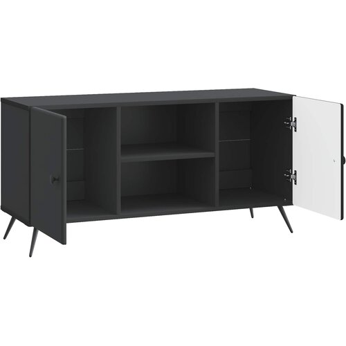  ormar 102 x 34,5 x 50 cm Crna Konstruirano drvo Slike