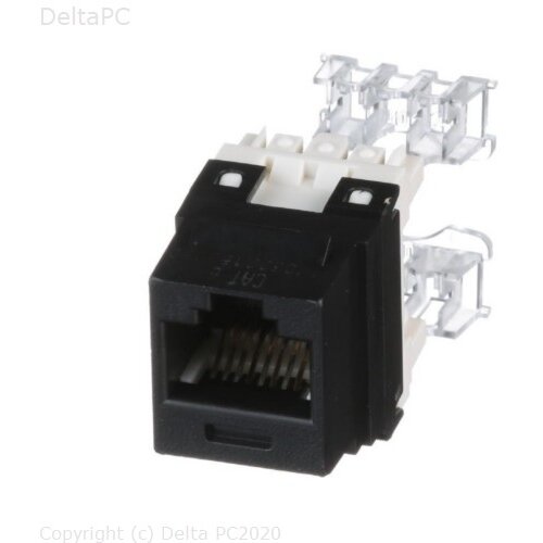 Panduit NetKey Cat 6 UTP punchdown jack module crni Cijene