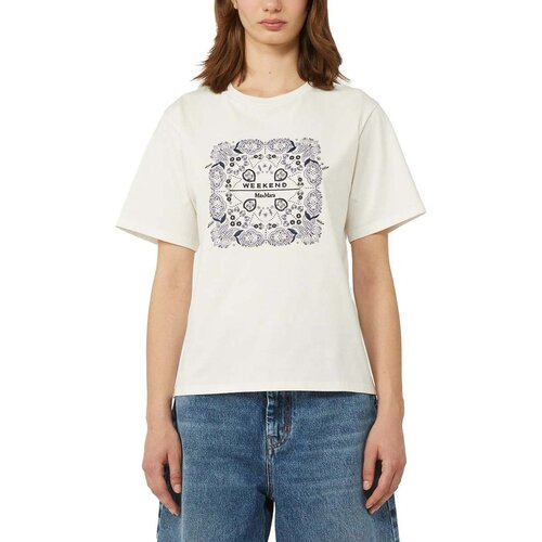Max Mara Majice s kratkimi rokavi WKDWEST Bela Cene