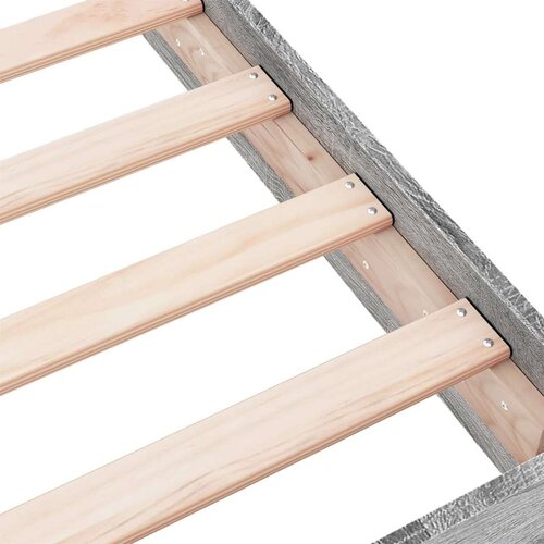 VidaXL Okvir za krevet boja hrasta 75 x 190 cm od konstruiranog drva Slike