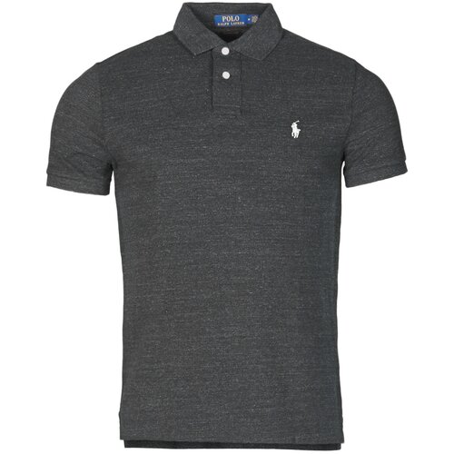Polo Ralph Lauren POLO AJUSTE DROIT EN COTON BASIC MESH LOGO PONY PLAYER Crna Slike