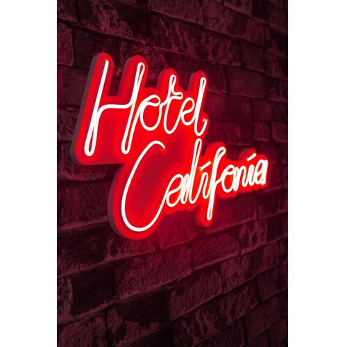 Wallity Zidna LED dekoracija Hotel California Red Slike