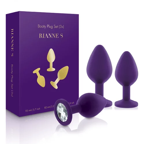 RIANNE S RS - Soiree - Booty Plug Original Set 3x Purple