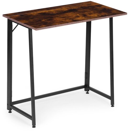 ModernHome Sklopivi radni sto za računar 80 &amp;times; 45 cm &amp;ndash; LOFT Dark Wood Slike