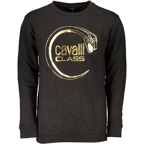 Cavalli Class MEN&#39;S BLACK ZIP-OUT SWEATSHIRT Cene