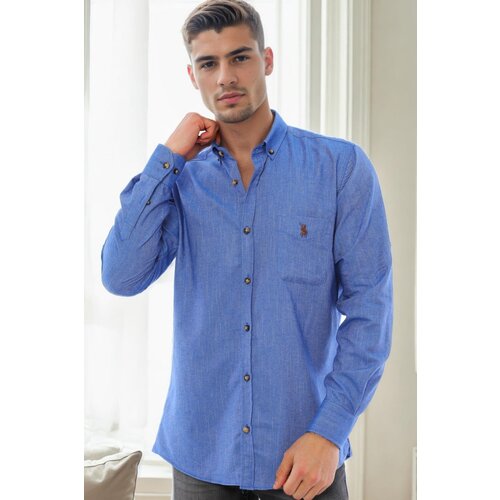 Dewberry G723 MEN'S SHIRT-BLUE-1 Cijene