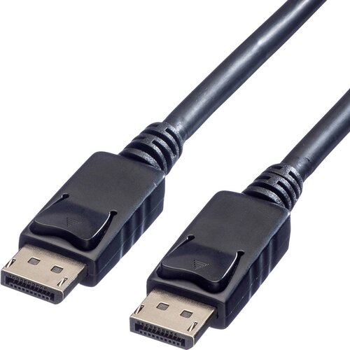 Value DisplayPort priključni kabel DisplayPort vtič\, DisplayPort vtič 10.00 m črna 11.99.5766 za&scaron;čiten DisplayPort kabel, (20421124) Cene
