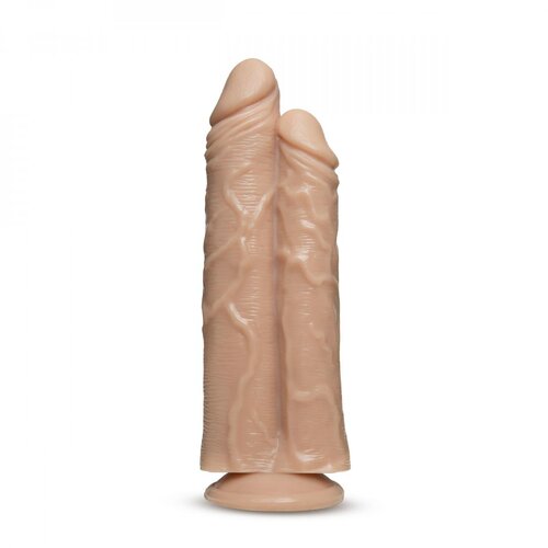 Dr Skin Dvostruki dildo Dr. Skin - Double Trouble, 27 cm, boja kože Cijene