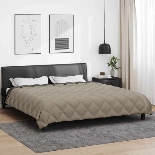  Zimska pokrivača Svijetlo siva i antracit 200 x 200 cm Slike