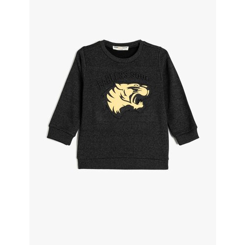 Koton Sweatshirt Long Sleeve Tiger Print Slike