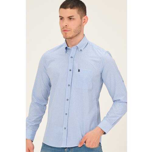 Dewberry G771 MEN&amp;#039;S SHIRT-BLUE Slike